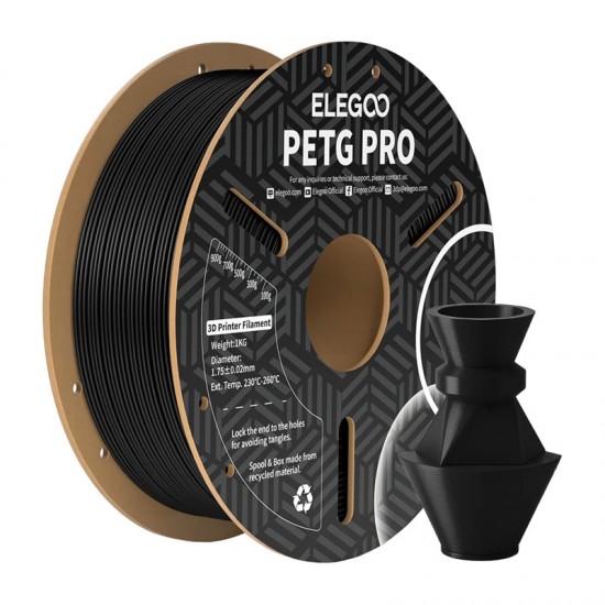 ELEGOO PETG Pro Filament (Μαύρο)