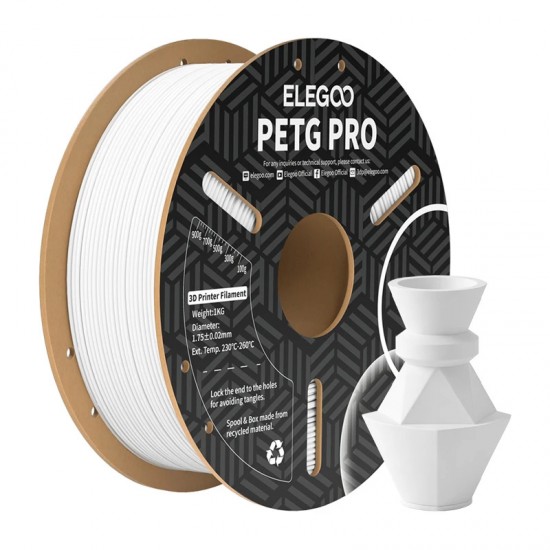 ELEGOO PETG Pro Filament (Λευκό)