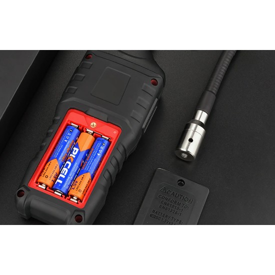 Habotest Ανιχνευτής Διαρροής Αερίου με Συναγερμό HT601A (Μαύρο/Κόκκινο)