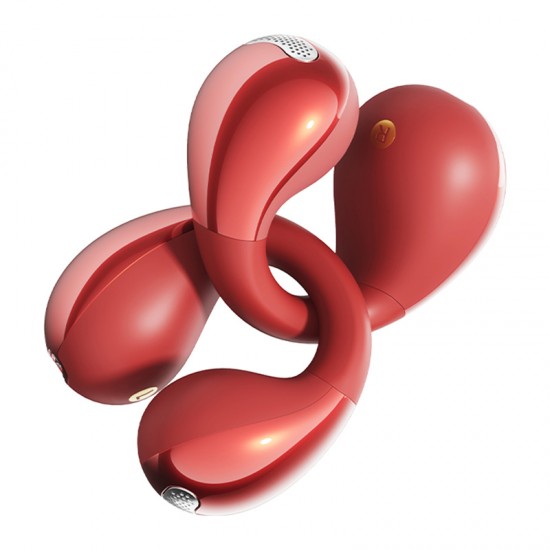 Ακουστικά QCY Crossky Clip C30S (κόκκινα)