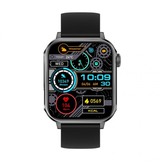 Colmi P80 smartwatch (μαύρο)