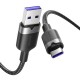 Καλώδιο USB 2.0 A σε USB-C 6A Vention CTOBF 1M (μαύρο)