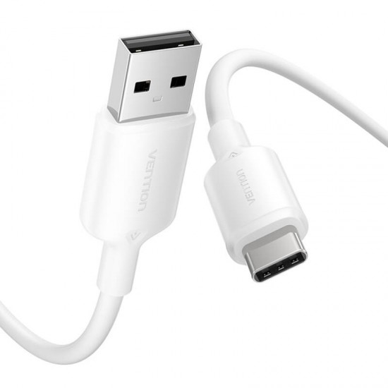 Καλώδιο USB 2.0 A σε USB-C 3A Vention CTQWF 1M (λευκό)
