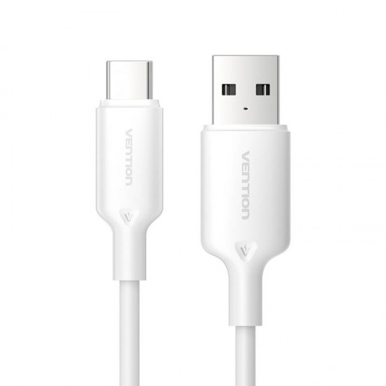 Καλώδιο USB 2.0 A σε USB-C 3A Vention CTQWF 1M (λευκό)