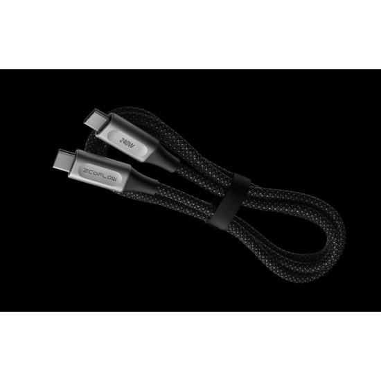 Καλώδιο ECOFLOW RAPID Pro USB-C προς USB-C, 1,8 m, 240 W
