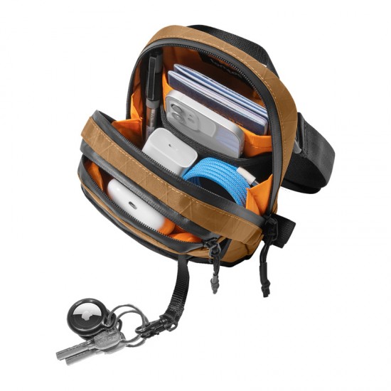 Τσάντα ταξιδίου TOMTOC Aviator-T37 με ιμάντα ώμου X-Pac 1.3L (καφέ)