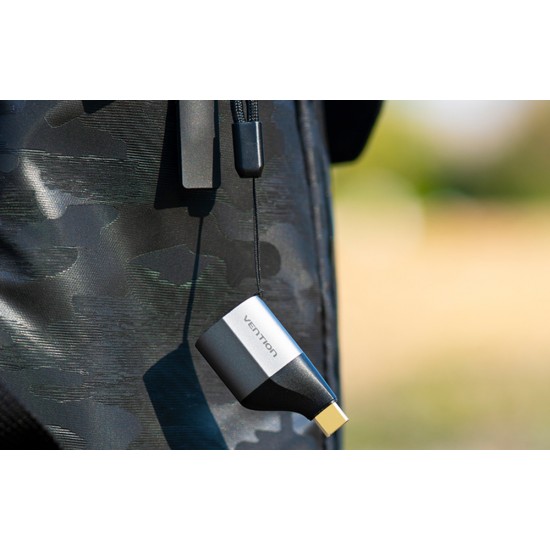 Adapter USB-C male to DisplayPort female Vention TCCH0 4K 60Hz (black)