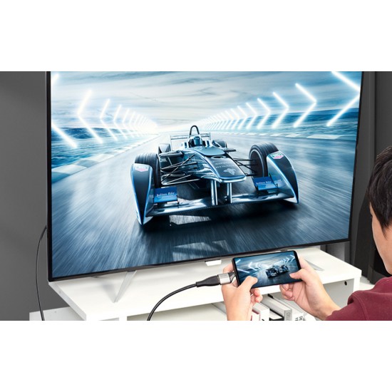 Adapter USB-C male to DisplayPort female Vention TCCH0 4K 60Hz (black)