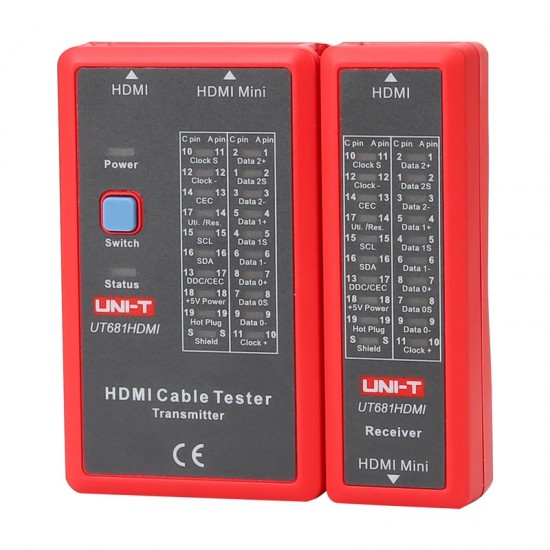 Δοκιμαστής καλωδίων HDMI UNI-T UT681HDMI
