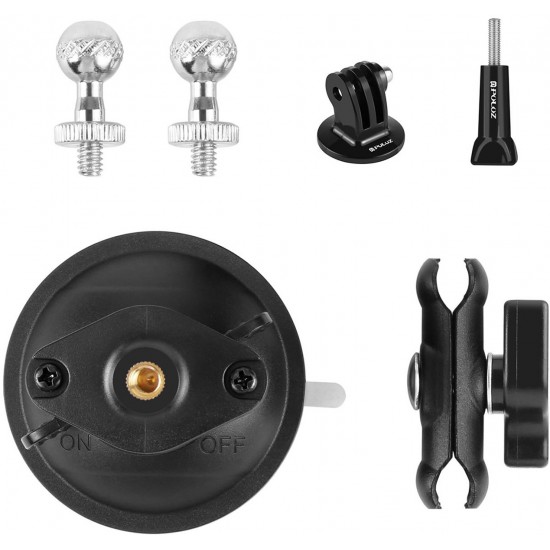 PULUZ Magic Arm τρίποδο στήριξης βεντούζας (Μαύρο)