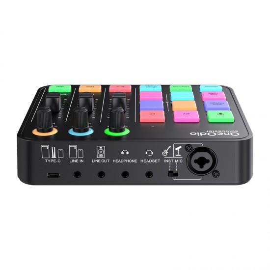 OneOdio Solocaster Audio Mixer και κάρτα ήχου