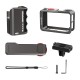 Μεταλλική προστατευτική θήκη με λαβή Puluz για DJI Osmo Action 5 Pro / Action 4 / Action 3