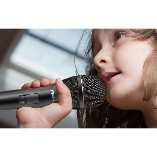 Fifine K6 δυναμικό φωνητικό μικρόφωνο (μαύρο)