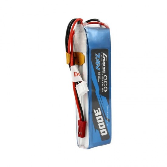 Battery Gens Ace 3000mAh 7.4V 1C 2S1P LiPo