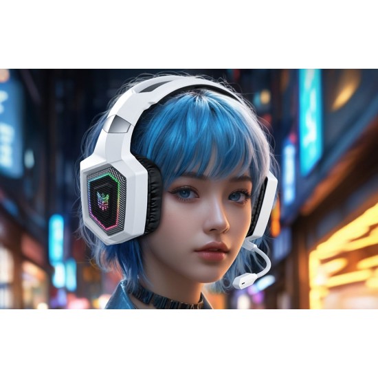 Ακουστικά gaming ONIKUMA GT806 (λευκό)