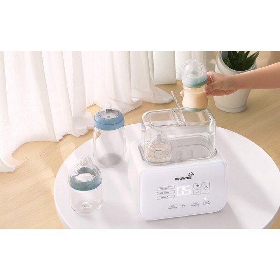 Πολυλειτουργικός θερμαντήρας μπιμπερό Grownsy (λευκός)