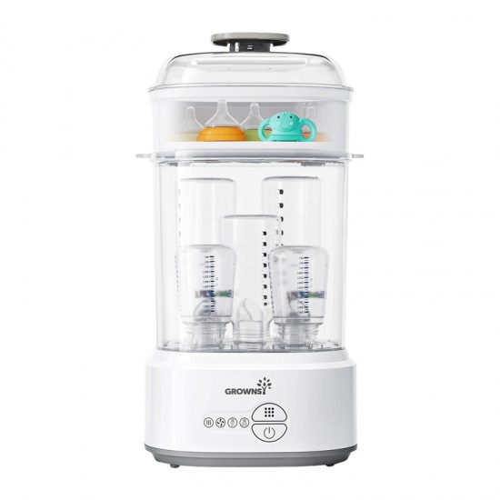 Αποστειρωτής μπουκαλιών Grownsy με στεγνωτήριο (γκρι)