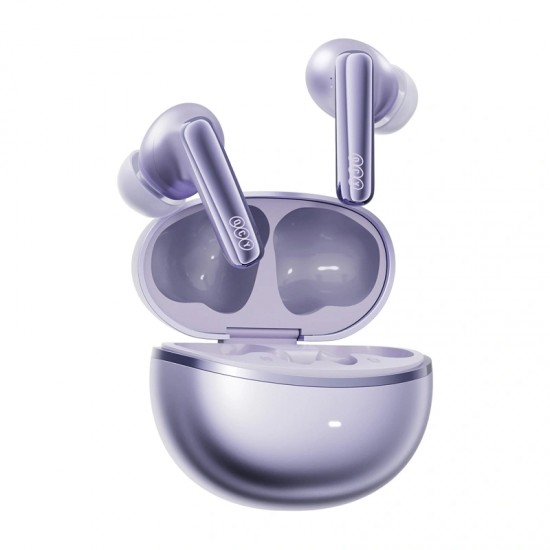 Ασύρματα ακουστικά QCY N70 HT18 LITE (Μωβ)