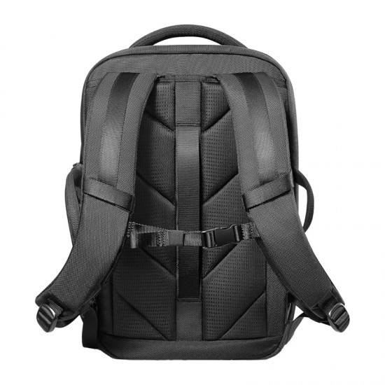 TOMTOC TechPack-T73 X-pac Σακίδιο πλάτης για φορητό υπολογιστή 15,6 ιντσών/30 λίτρων (Μαύρο)