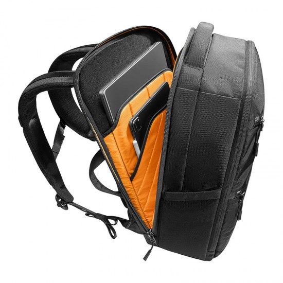 TOMTOC TechPack-T73 X-pac Σακίδιο πλάτης για φορητό υπολογιστή 15,6 ιντσών/30 λίτρων (Μαύρο)