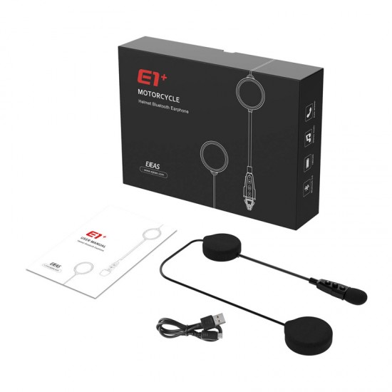 Ακουστικά Bluetooth EJEAS E1+ για κράνη