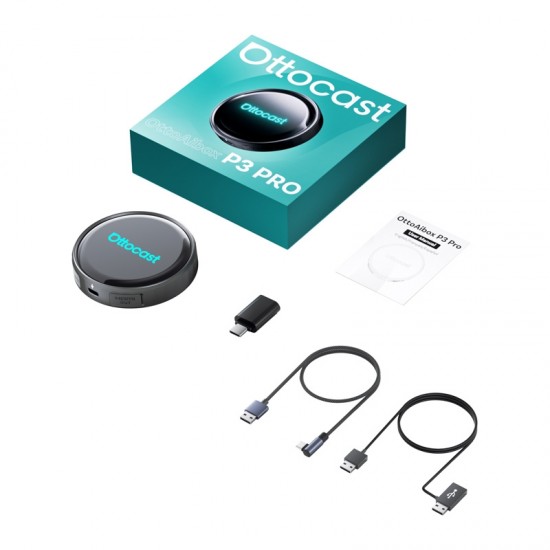 Ottocast OTTOAIBOX P3 Pro Ασύρματος προσαρμογέας Android
