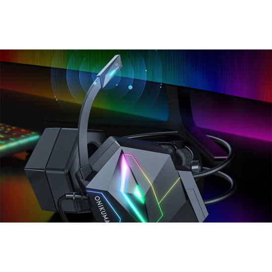 Ακουστικά gaming ONIKUMA X20 (μαύρο)