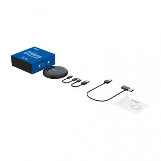 Carlinkit TBOX ULTRA 2 Ασύρματος προσαρμογέας για CarPlay/Android Auto