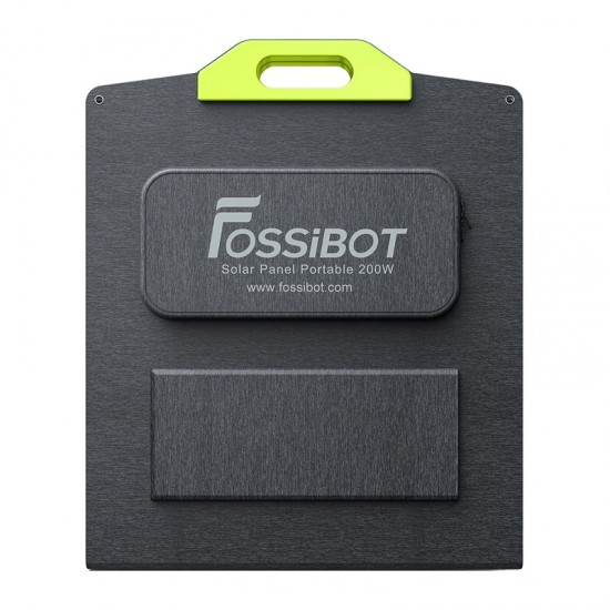 FOSSIBOT SP200 Ηλιακό πάνελ 200 W (Μαύρο)