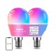 Λάμπα LED LEPRO BP1-2 E14 με Bluetooth και Wi-Fi, 470 lm, σε συσκευασία των 2 τεμαχίων