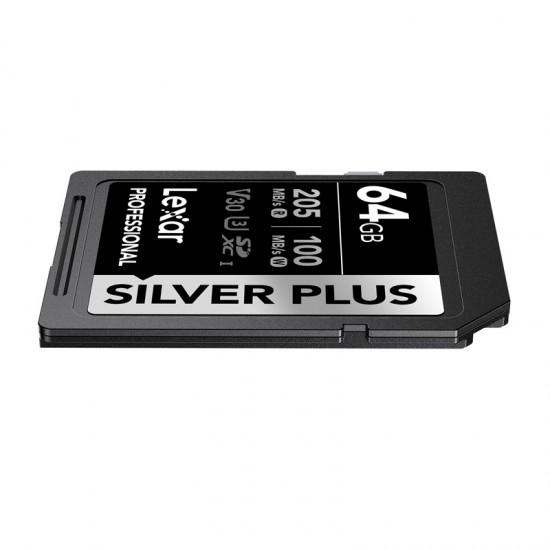 Κάρτα μνήμης Lexar Professional SILVER PLUS SDXC 64GB