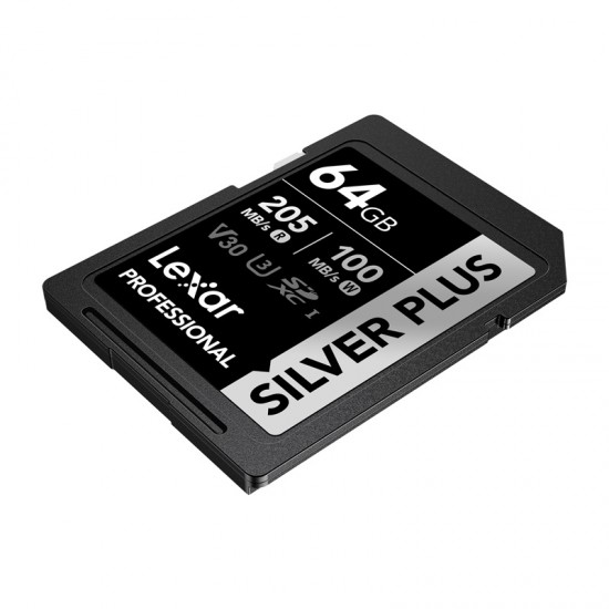 Κάρτα μνήμης Lexar Professional SILVER PLUS SDXC 64GB