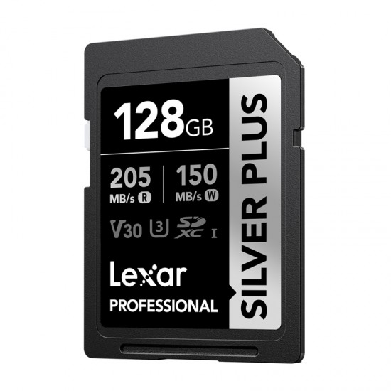 Κάρτα μνήμης Lexar Professional SILVER PLUS SDXC 128GB