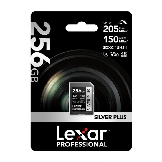 Κάρτα μνήμης Lexar Professional SILVER PLUS SDXC 256GB