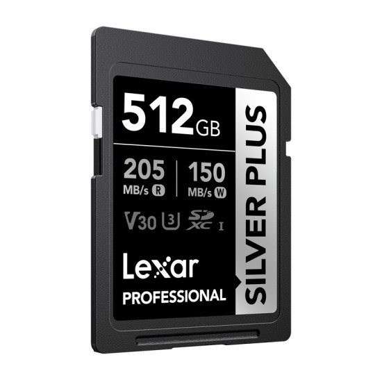 Κάρτα μνήμης Lexar Professional SILVER PLUS SDXC 512GB