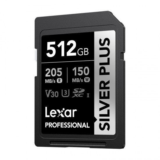 Κάρτα μνήμης Lexar Professional SILVER PLUS SDXC 512GB