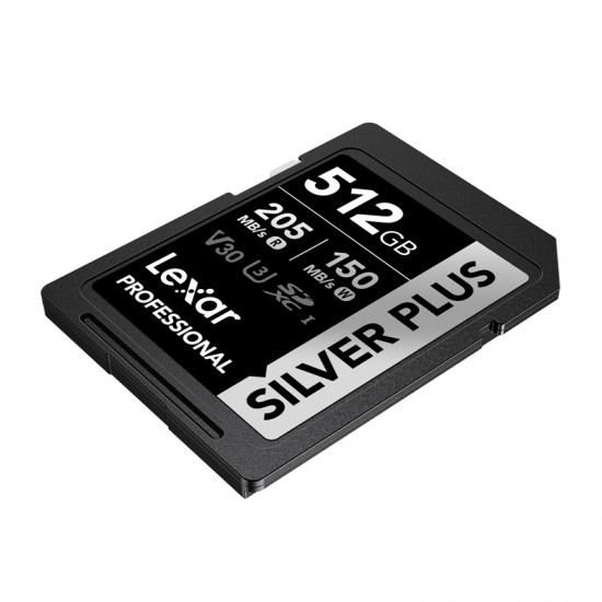 Κάρτα μνήμης Lexar Professional SILVER PLUS SDXC 512GB