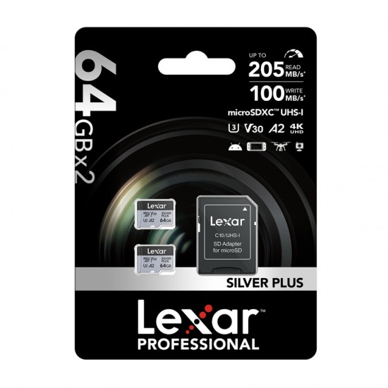 Τρόπος αγοράς Lexar High-Performance Silver Plus microSDXC 64GB + προσαρμογέας