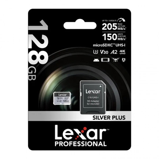 Τρόπος αγοράς Lexar High-Performance Silver Plus microSDXC 128GB + προσαρμογέας