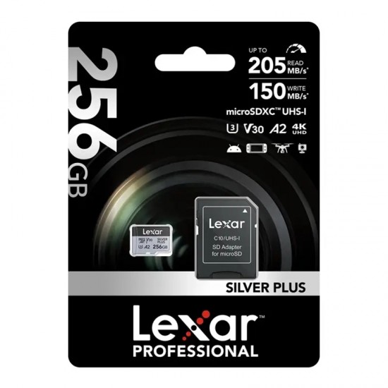 Τρόπος αγοράς Lexar High-Performance Silver Plus microSDXC 256GB + προσαρμογέας