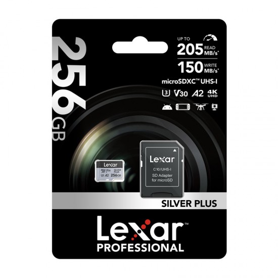 Τρόπος αγοράς Lexar High-Performance Silver Plus microSDXC 256GB + προσαρμογέας