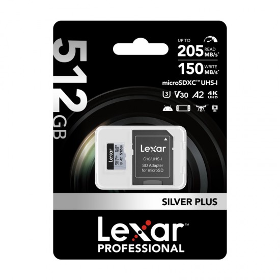 Τρόπος αγοράς Lexar High-Performance Silver Plus microSDXC 512GB + προσαρμογέας