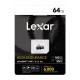 Κάρτα μνήμης Lexar υψηλής αντοχής microSDHC/microSDXC 64GB
