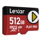 Κάρτα μνήμης Lexar PLAY Pro microSD Express 7.1 512GB