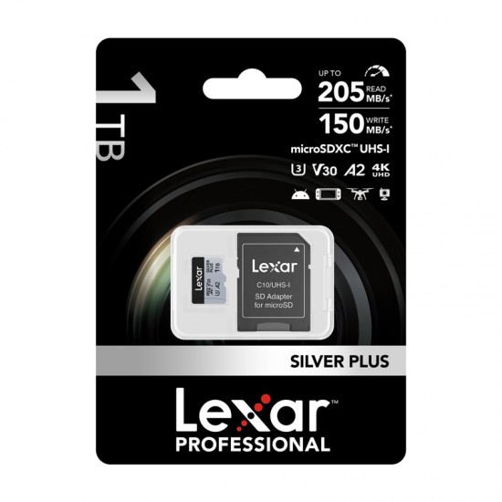 Καθήκοντα αγοράς Lexar High-Performance Silver Plus microSDXC 1TB + προσαρμογέας