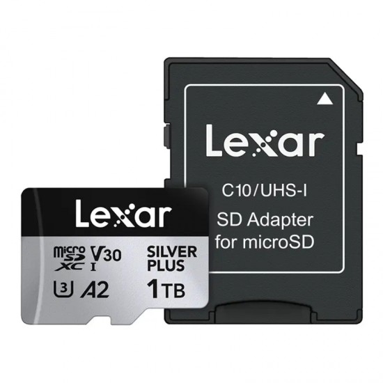 Καθήκοντα αγοράς Lexar High-Performance Silver Plus microSDXC 1TB + προσαρμογέας