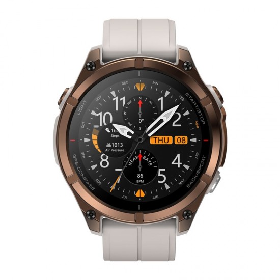 Έξυπνο ρολόι Zeblaze Stratos 4 Pro (καφέ)