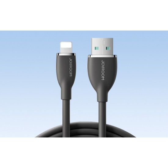 Cable Colorful 3A USB to Lightning SA29-AL3 / 3A / 1,2m (black)