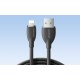 Cable Colorful 3A USB to Lightning SA29-AL3 / 3A / 1,2m (black)