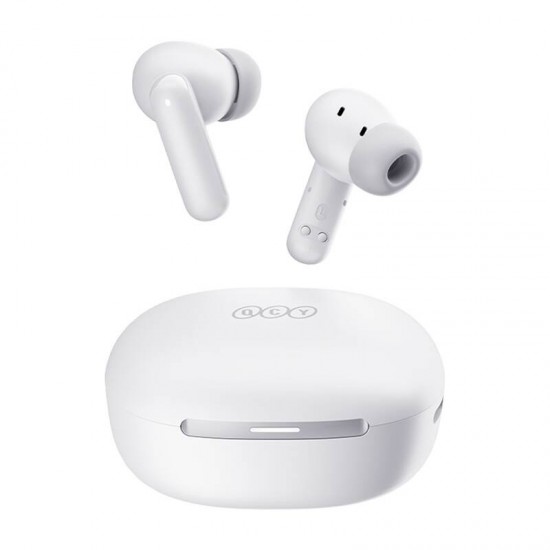 TWS QCY MeloBuds HT16 ακουστικά (λευκά)